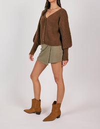 Sadie & Sage - Sweeping Wind Button Front Cardigan