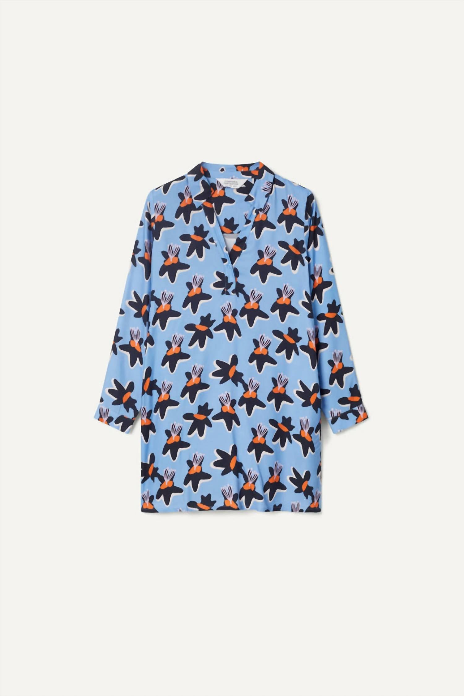 Compania Fantastica - Calatea Floral Print Short Dress