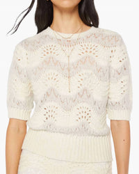 Mother - Powder Puff Short Sleeve Sweater