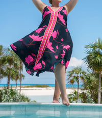 Guapa - Padma Sundown Halter Maxi Dress - Plus