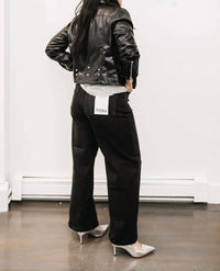 Reset By Jane - Faux Leather Long Sleeve Jacket