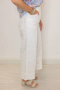 Entro - High Waist Wide Leg Pants