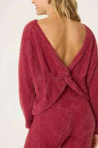 Pj Salvage - Full Of Holiday Spirit Feather Knit Lounge Set