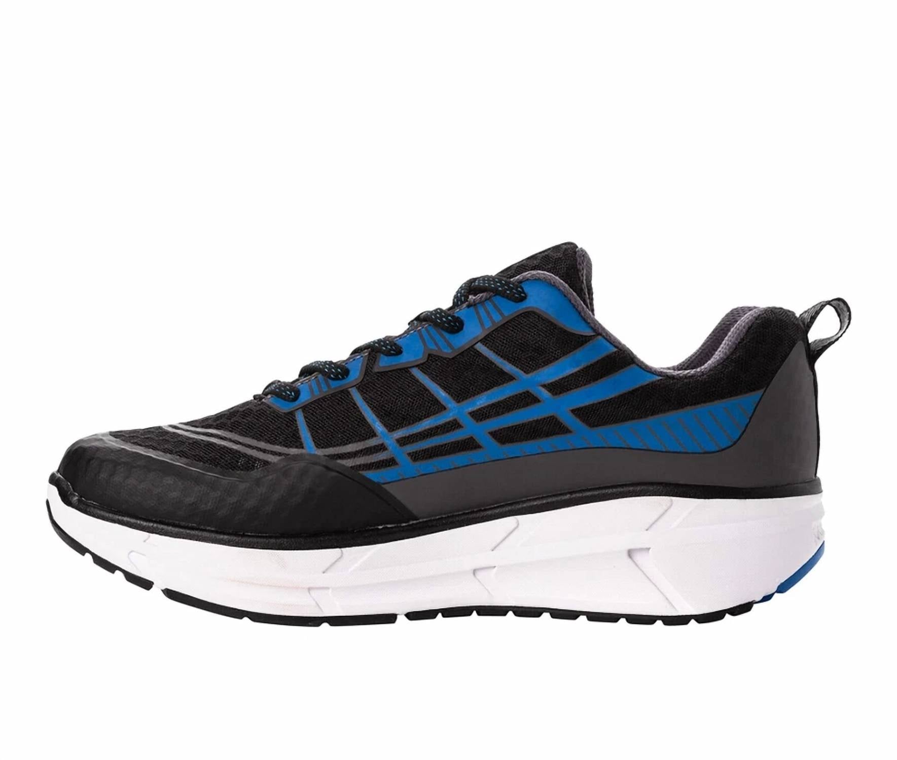 PROPET Men's Ultra Athletic Shoe in black blue - men's shoe - alternate view