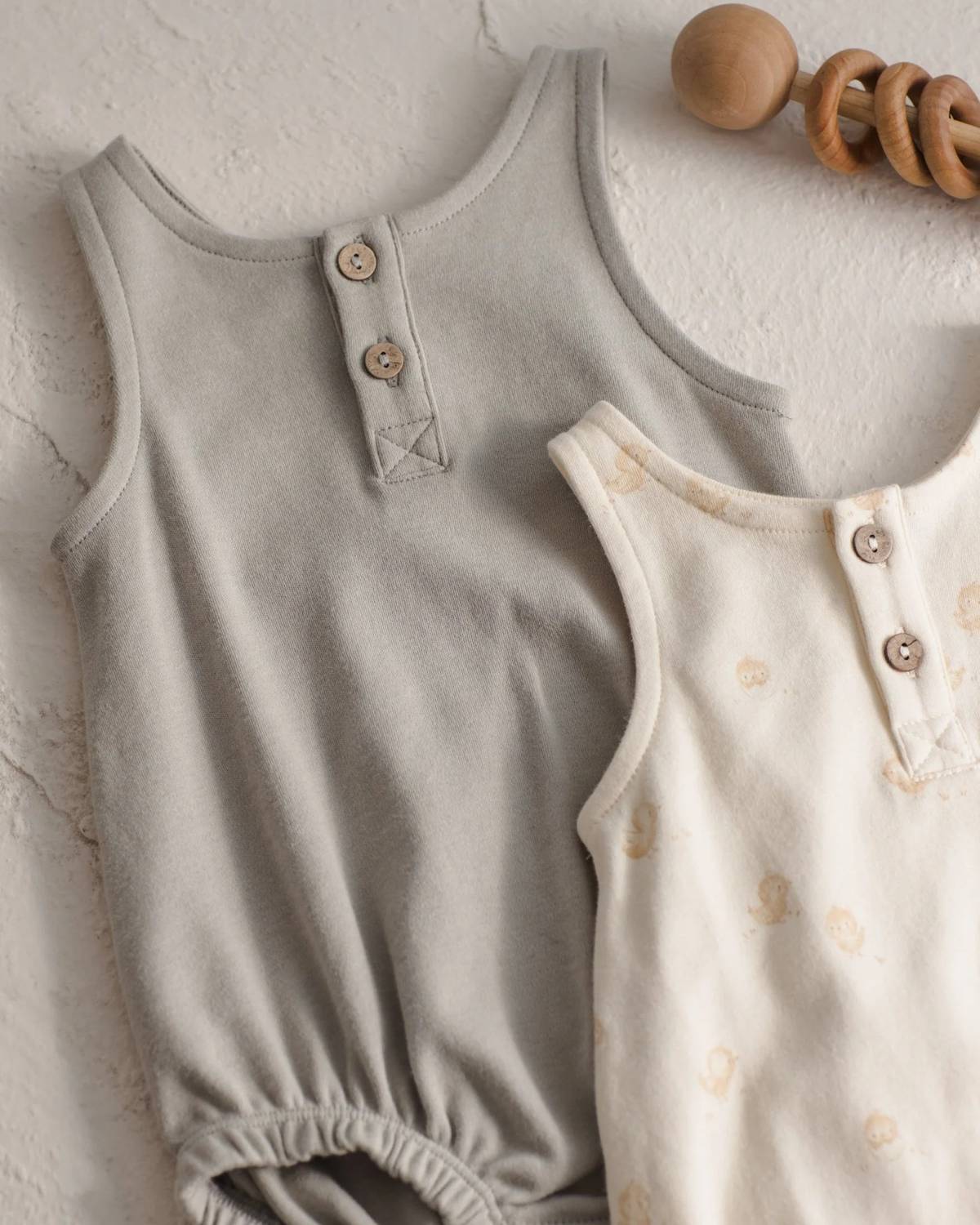 Quincy Mae - Kid's Sleeveless Bubble Onesie