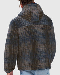 Starter - Men's Dallas Cowboys Gus Plaid Sherpa Starter Pullover Jacket