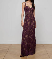 L'Agence - Laynie Lace Maxi Dress