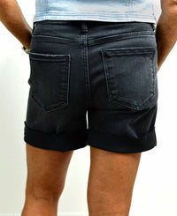 Risen - Raw Hem Tummy Control Shorts
