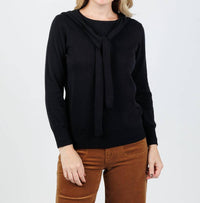 Hinson Wu - Sloane 3/4 Sleeve Tie Shoulder Sweater