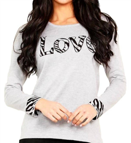 LOVE Scoop Neck Sweater