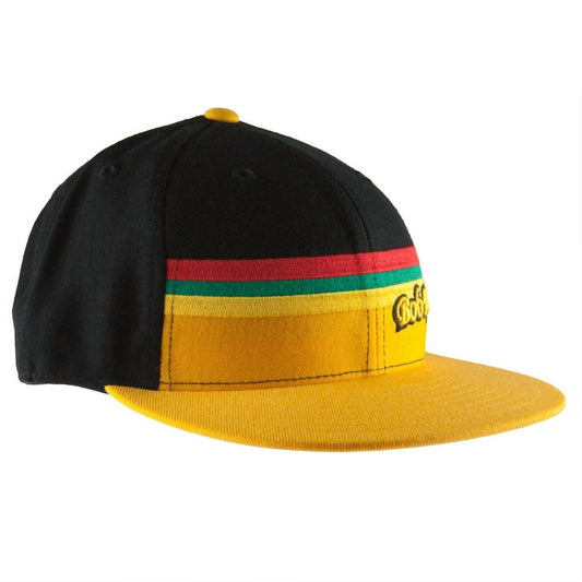 Bob Marley - Men's Rasta Stripe Fitted Baseball Cap
