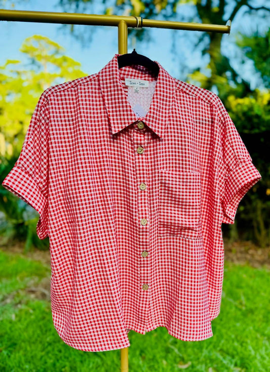 Sewn And Seen - Scout Button Down Top And Short Set