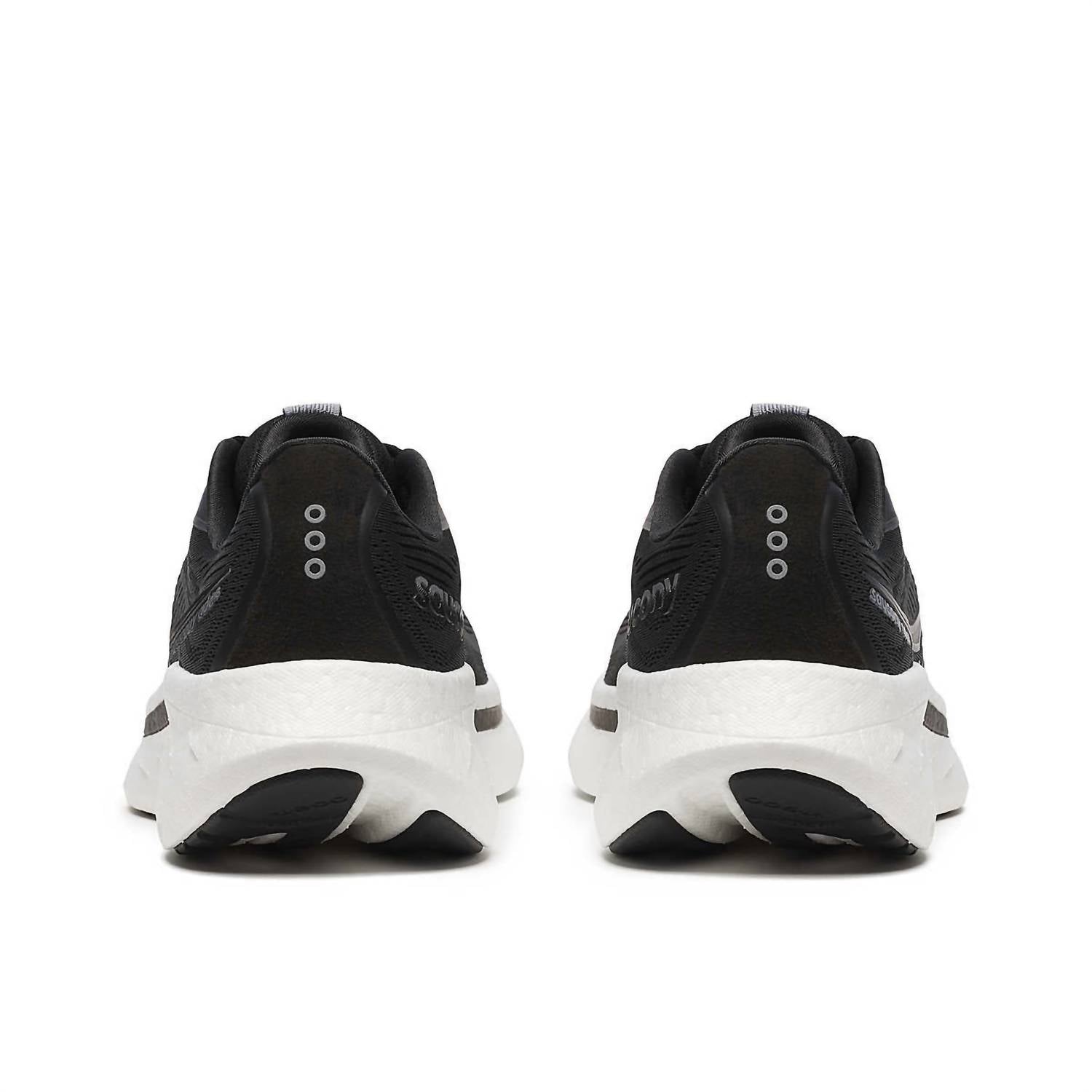 SAUCONY Women's Ride Eighteen Running Shoes in black white - women's sneaker - view 4