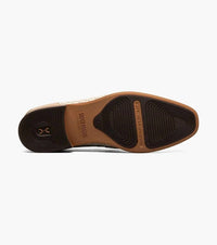 STACY ADAMS Men's Brinkley Moc Toe Bit Slip Ons in beige - men's shoe - view 4
