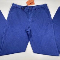 Missoni Men’s Textured Zig Zag Trousers in blue - men's pants