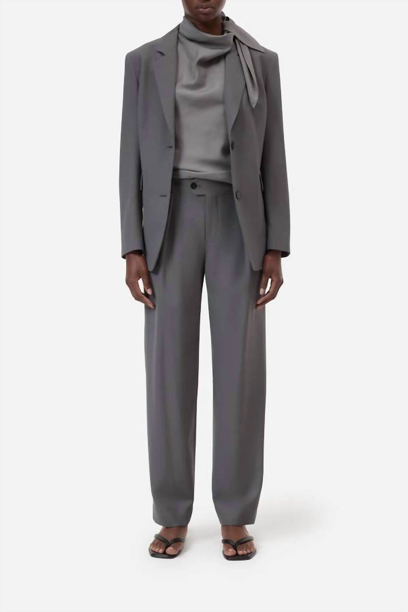 CLOSED Mawson Straight-Leg Trouser Pant in led grey - women's pants