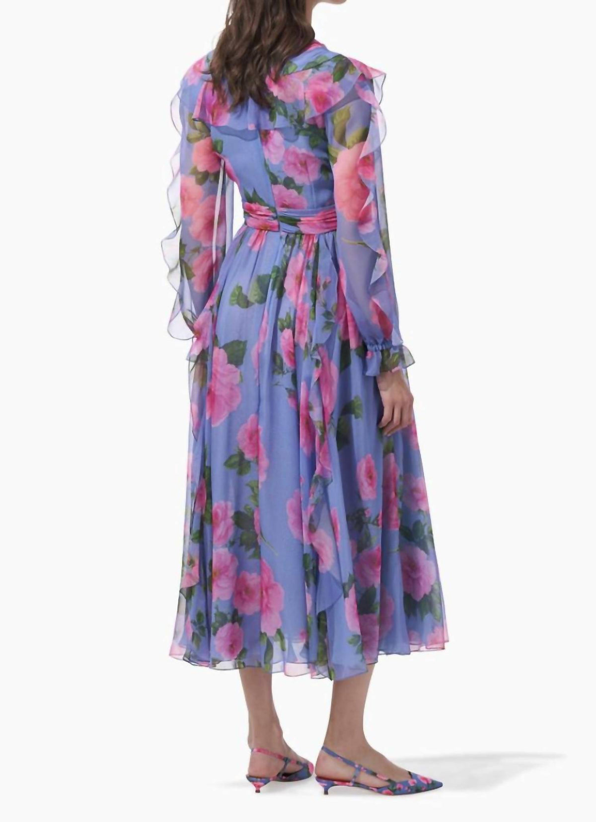 Carolina Herrera - Ruffle Chiffon Dress