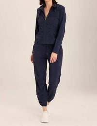 Xcvi - Momentum Whisper Stretch Ruched Active Jacket