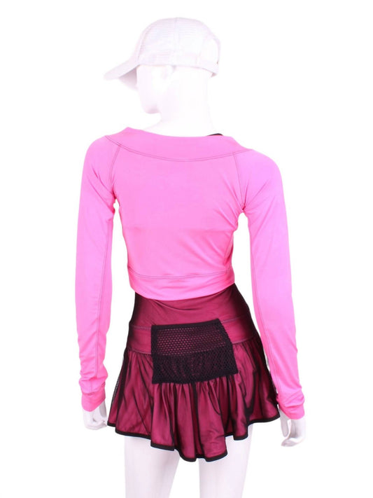 Love Love Tennis - Women's Vee Crop Top