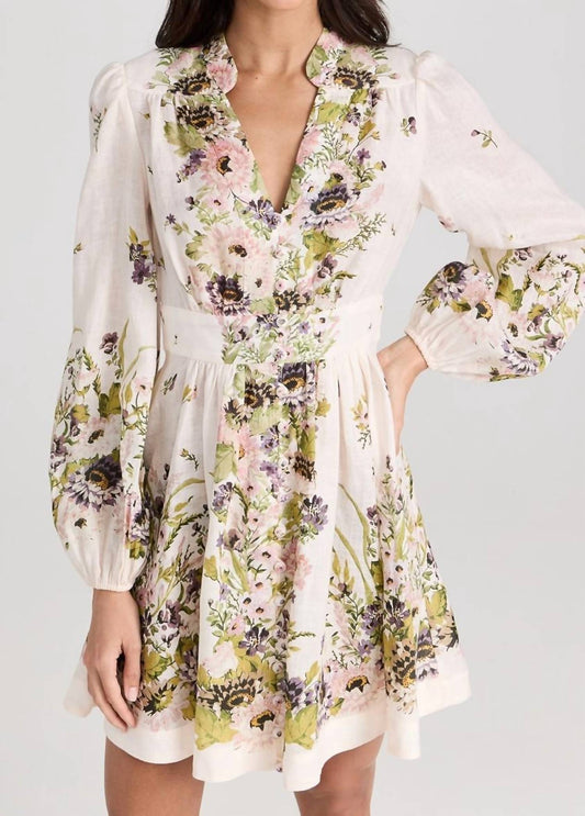 Zimmermann - Halliday Plunge Mini Dress