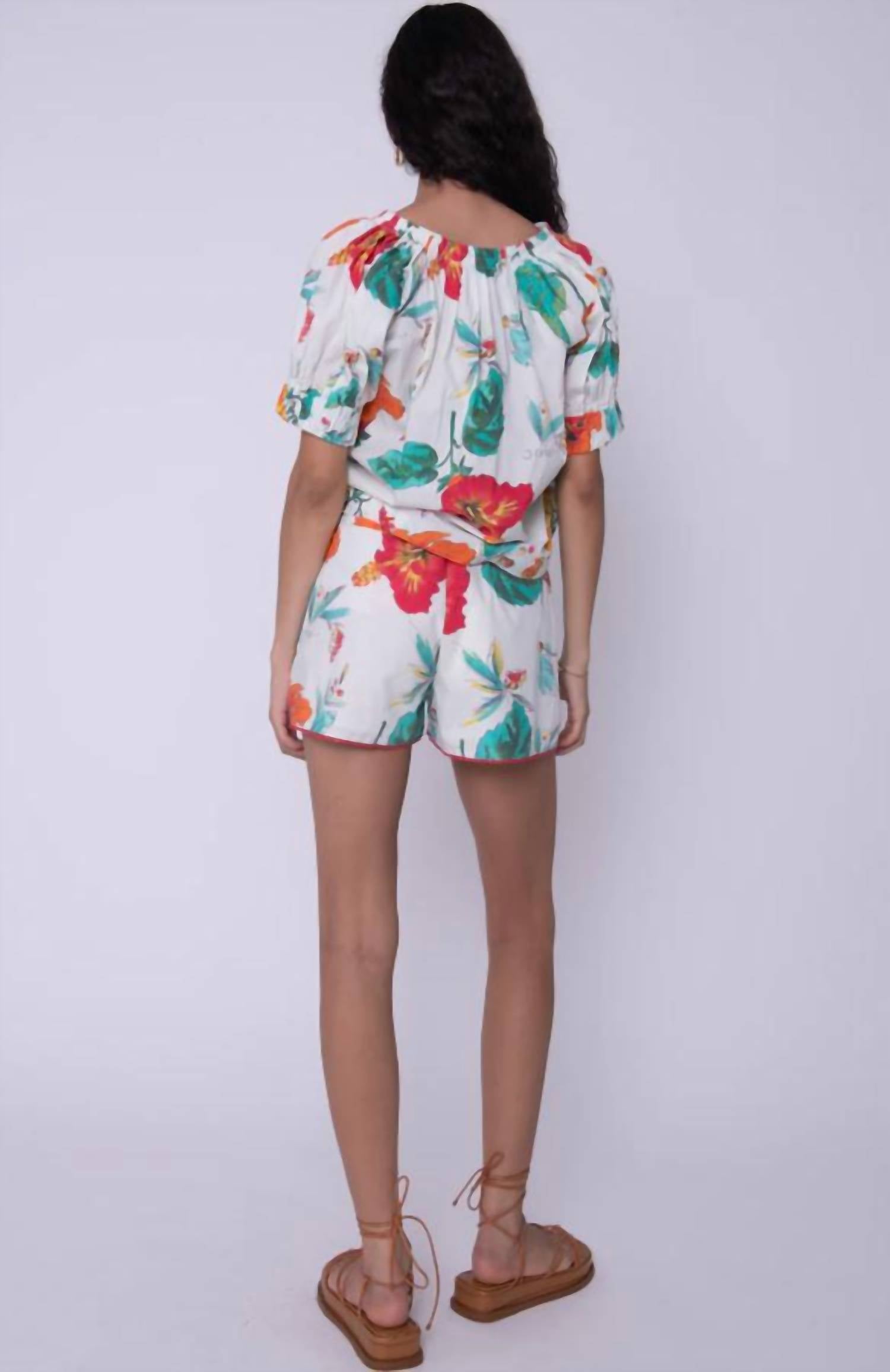 Love The Label - Dawson Puff Sleeve Cotton Top