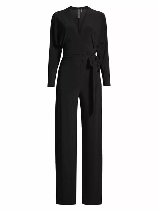 Norma Kamali - Dolman wrap jumpsuit