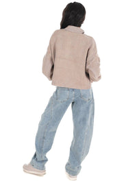 Zenana - Always on Point Collared Sweater