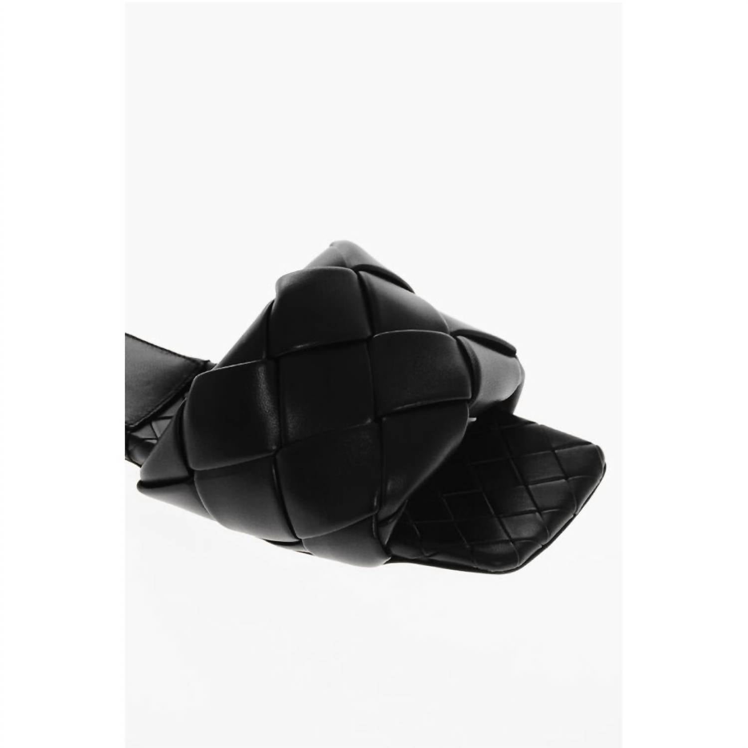 Bottega Veneta - Women's Woven Leather Lido Sliders