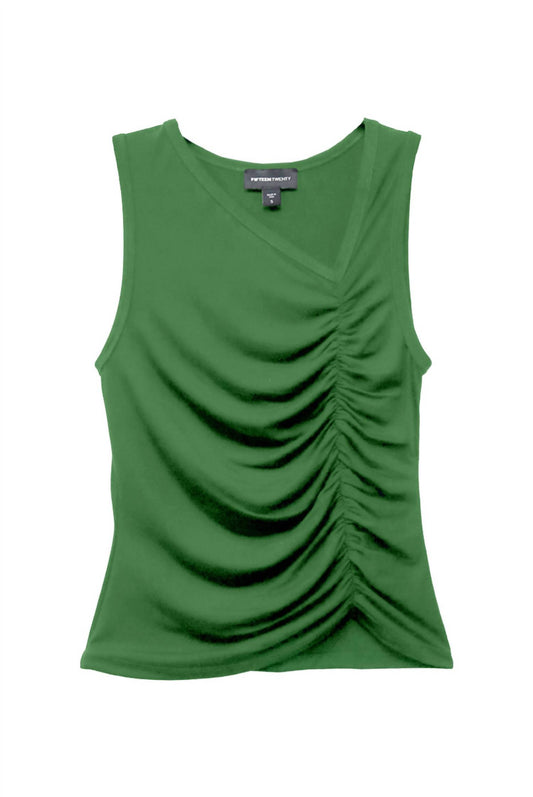 Fifteen Twenty - Asymmetric Neck Tank Top