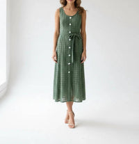 Entro - Women's Sleeveless Midi Dress