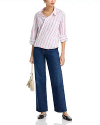 Cissa - Overshirt Asymmetrical Placket Top