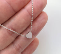 White Label - Women's Tiny Heart Necklace