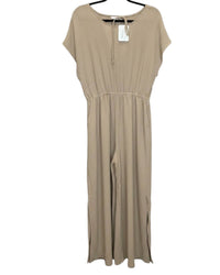 Ces Femme - Kinda Busy Wide Side Leg Slit Jumpsuit