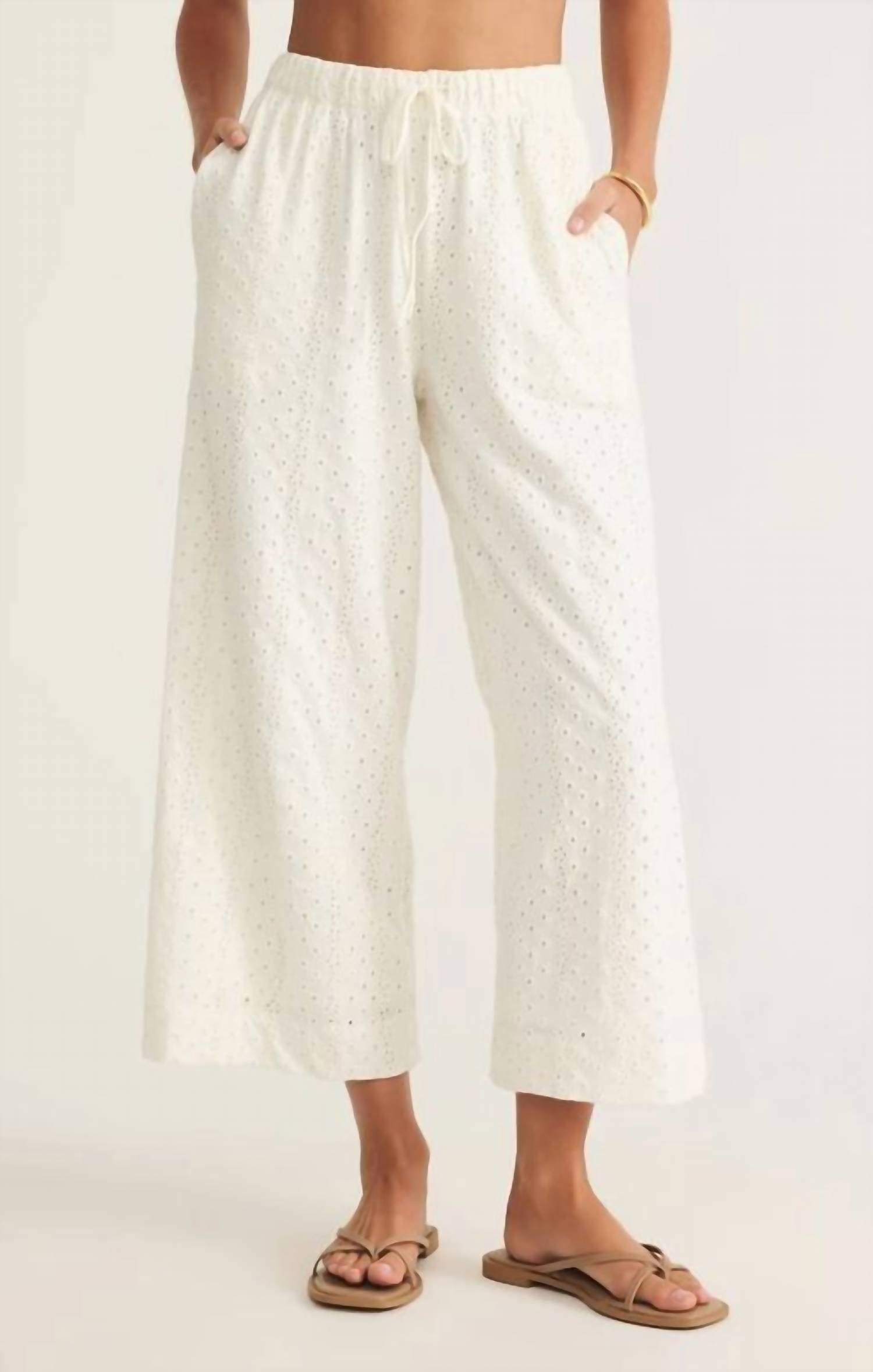 Z Supply - Romi Knit Eyelet Pant
