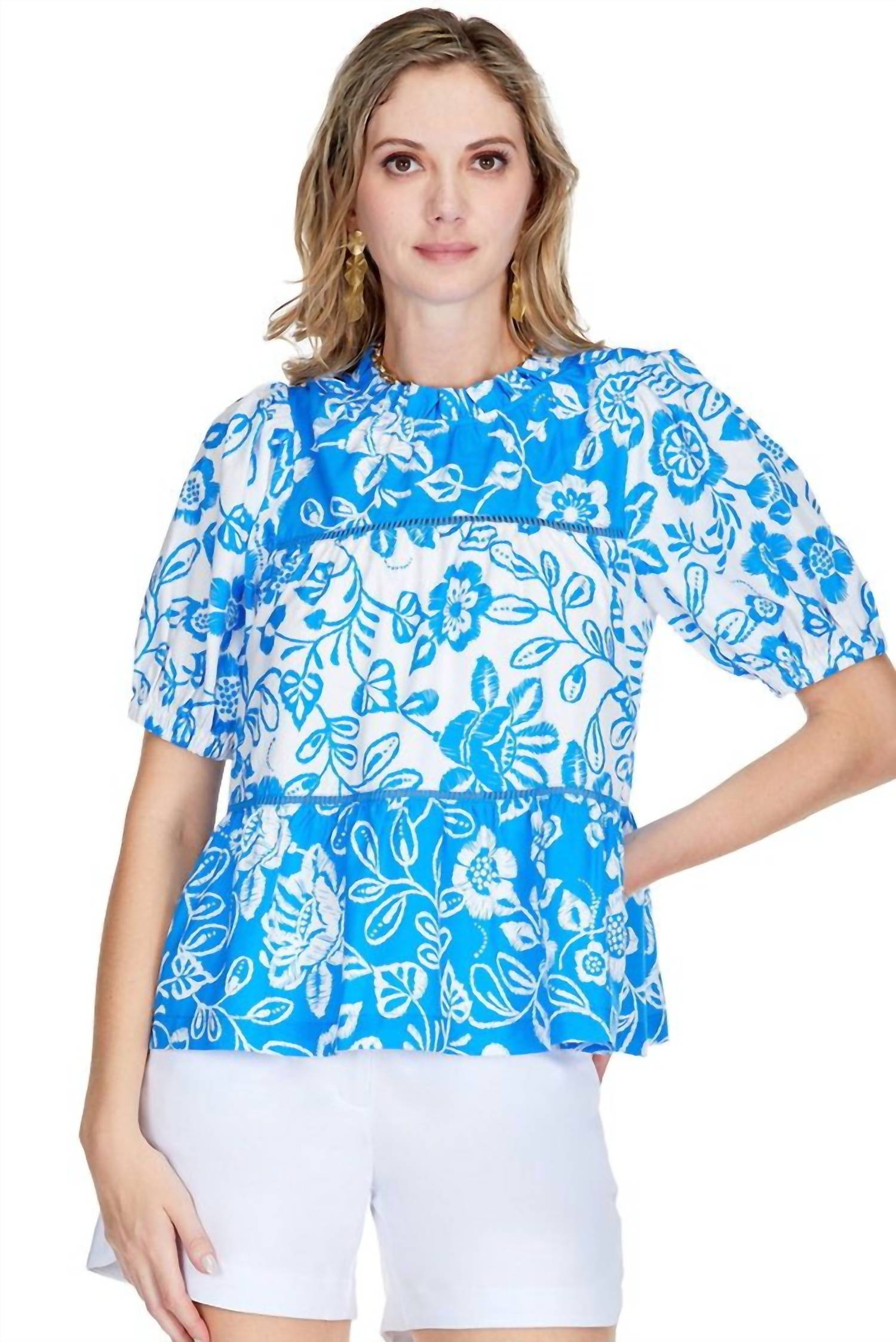 Jade - Trim Tiered Block Top
