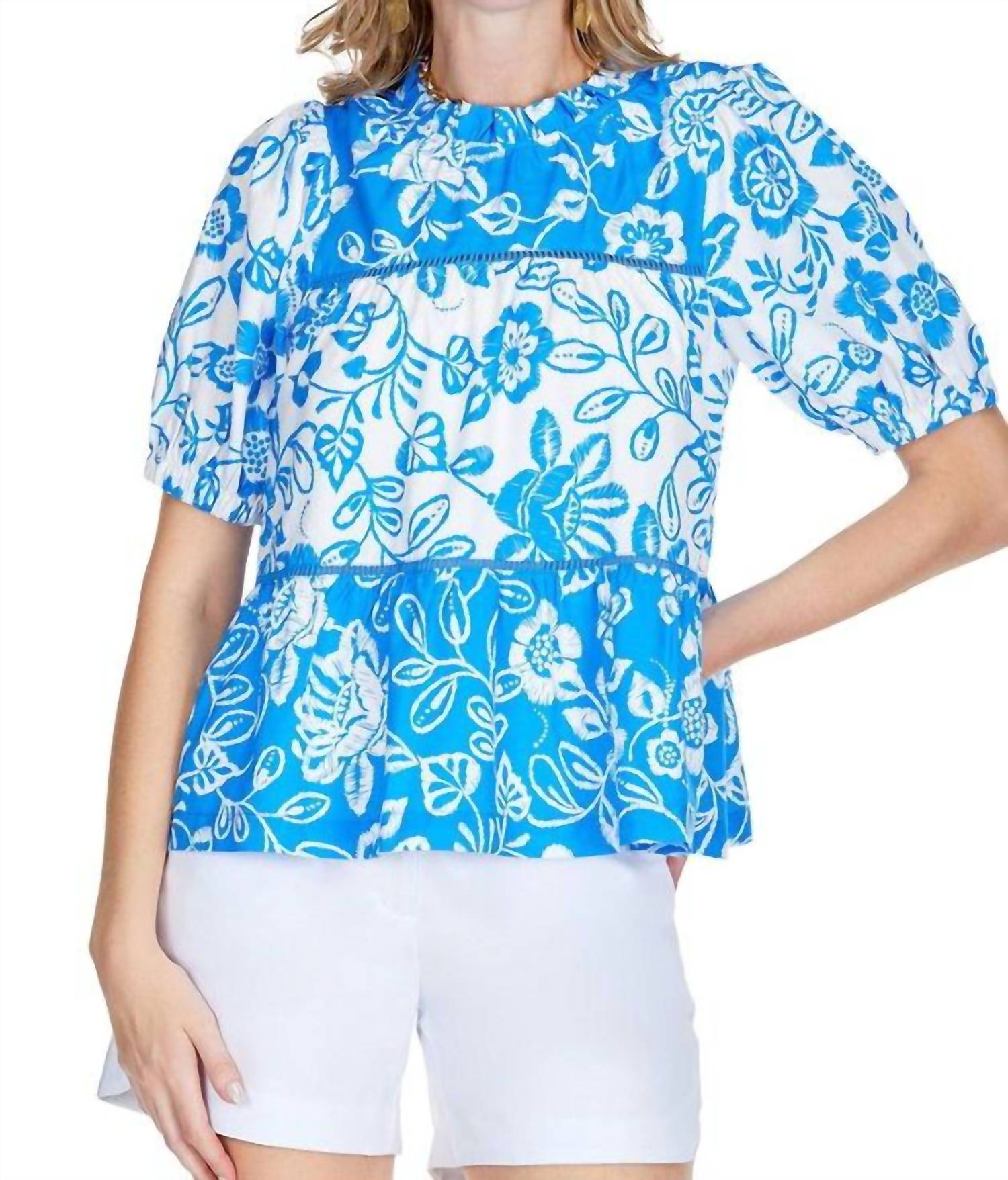 Jade - Trim Tiered Block Top