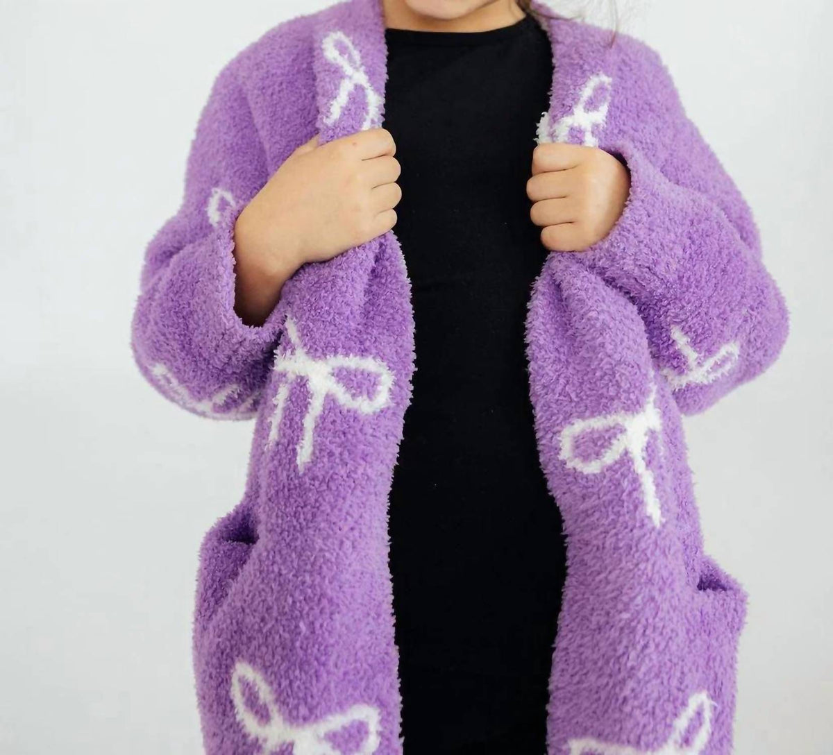 Mila & Rose - Bow Cozy Cardigan
