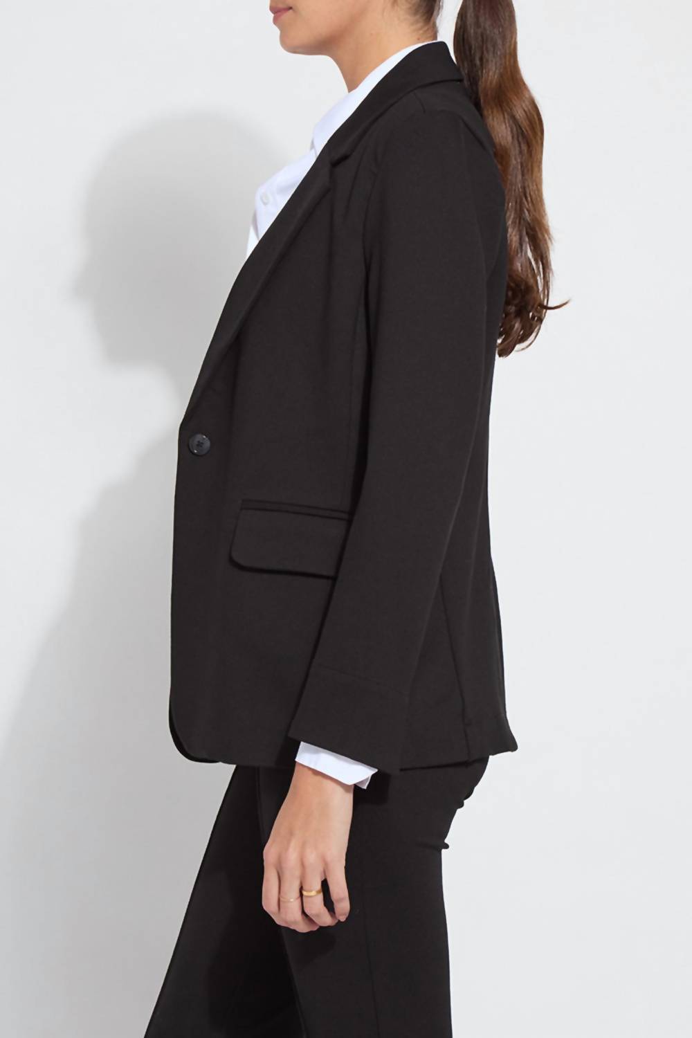 Lysse Women's Essential Ponte Blazer in black - women's jacket - view 6