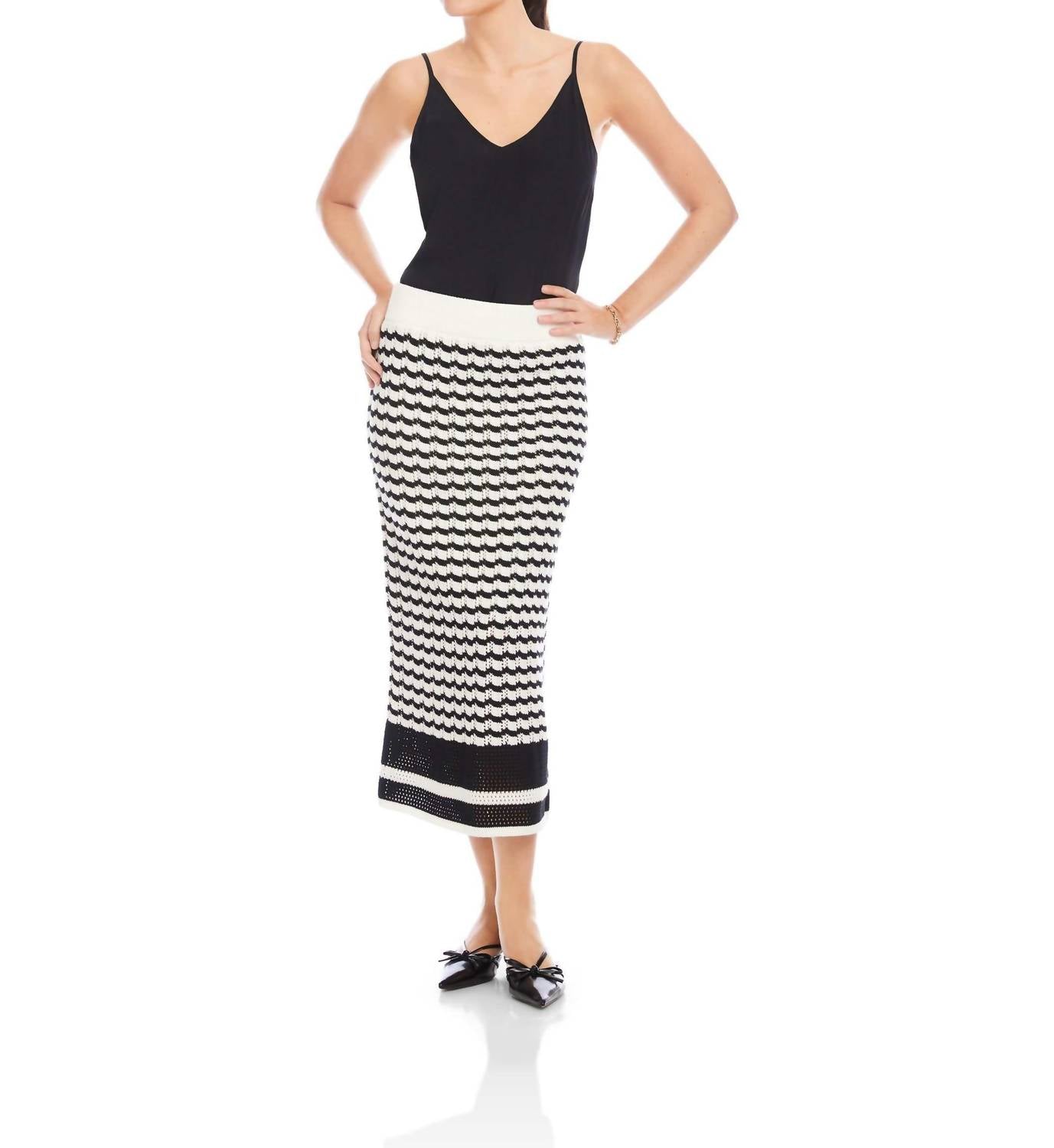 Fifteen Twenty - Zoe Crochet Midi Skirt