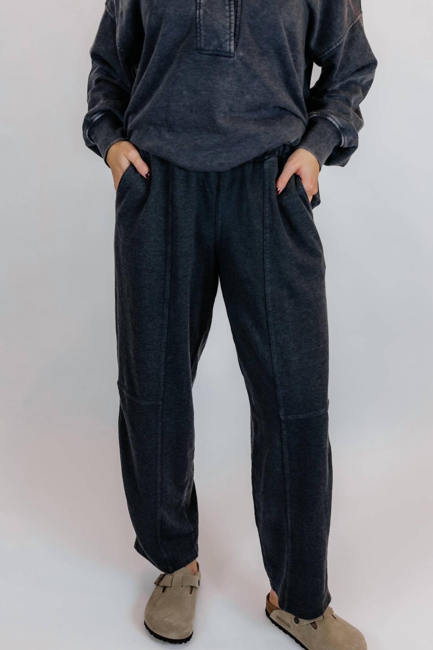 Rae Mode - Avia Mineral Washed Pullover & Barrel Pant Set