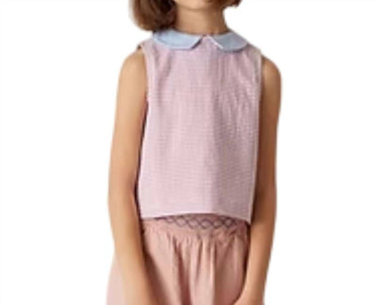 The Sunday Collective - Girls Gingham Picnic Top