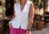 Made In Italy - The Everyday Linen Waistcoat