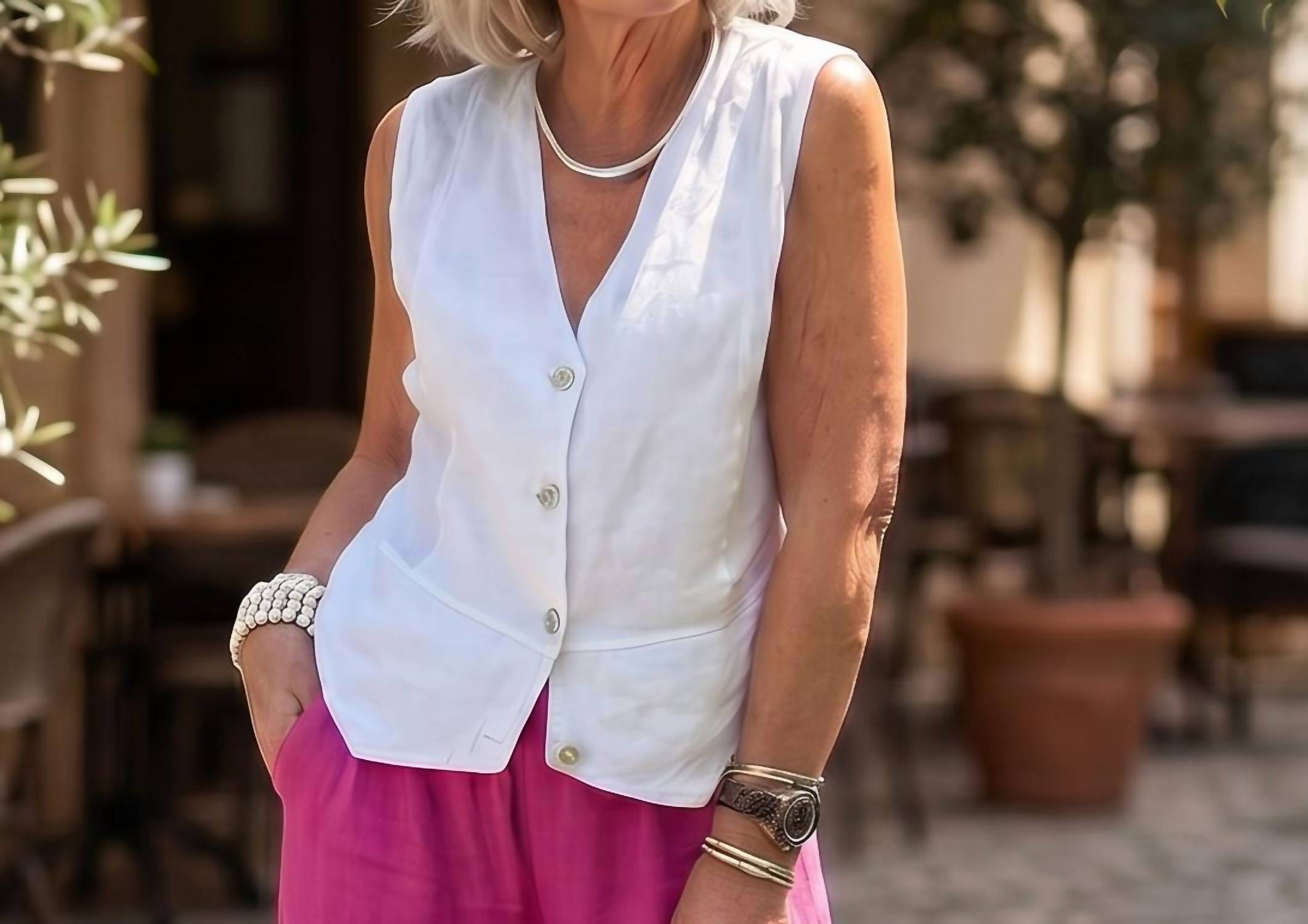 Made In Italy - The Everyday Linen Waistcoat