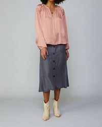 Current Air - Ruffled Shoulder Blouse
