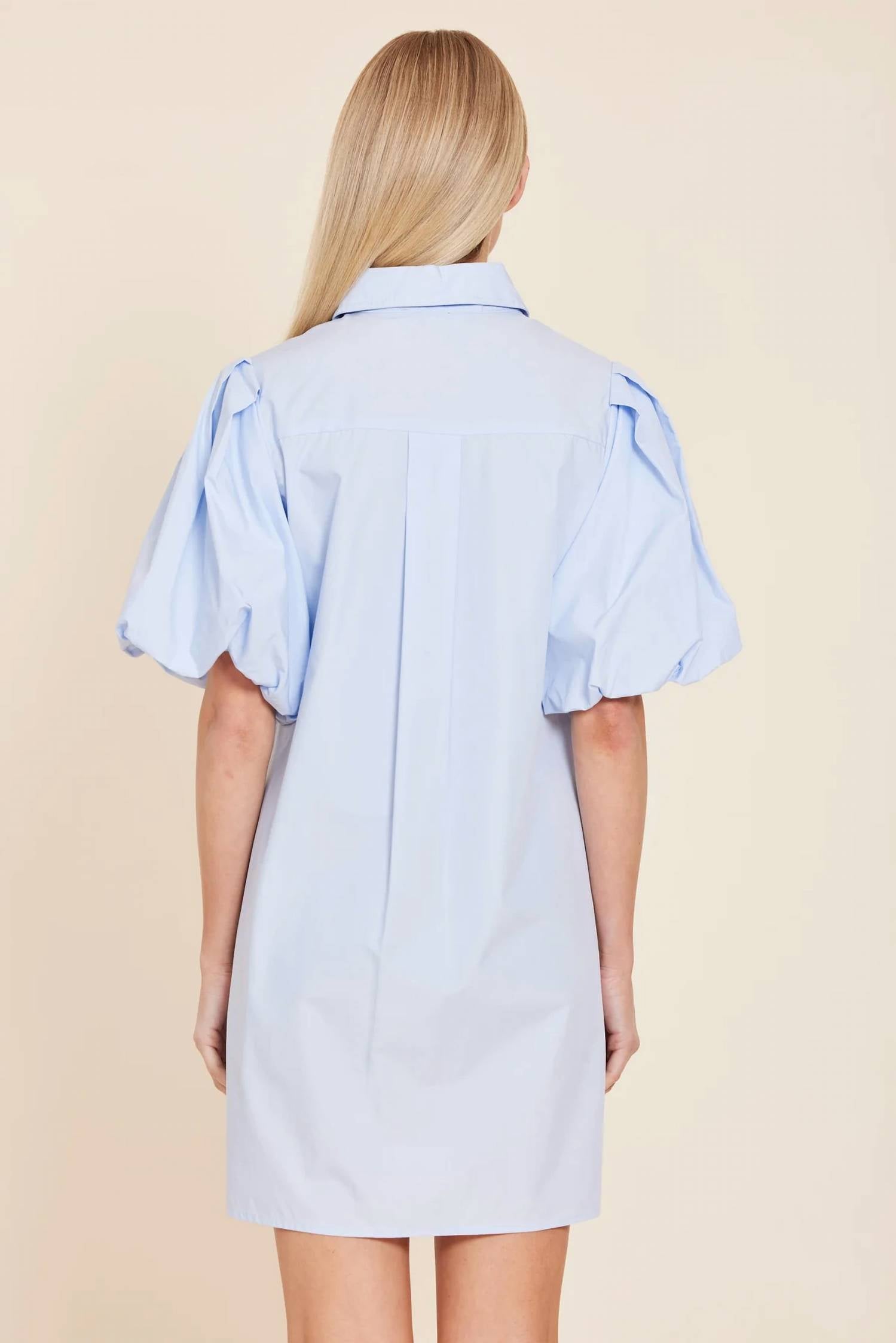 Dolce Cabo - Poplin Pearl Embellished Dress