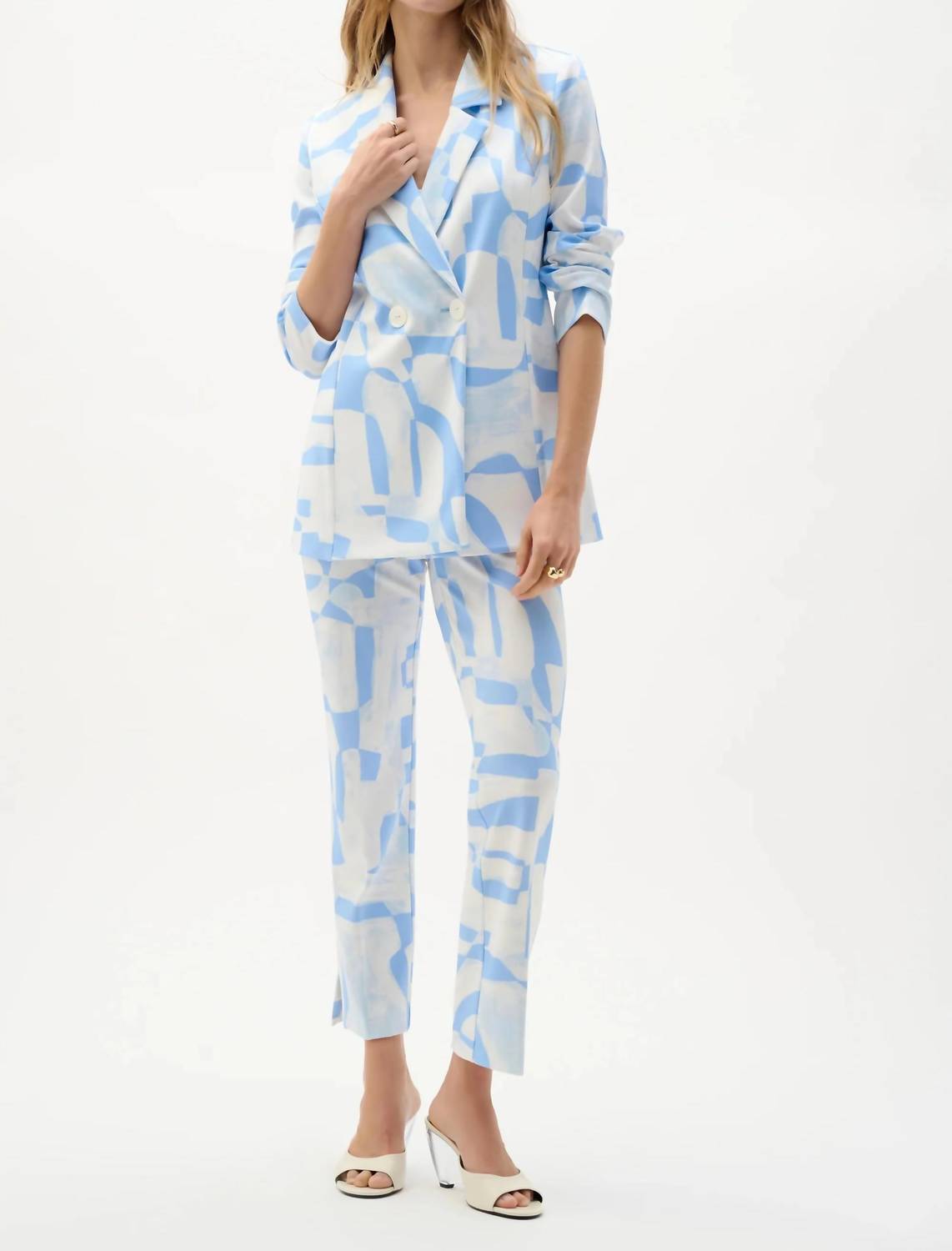 Joseph Ribkoff - Geometric Double Breast Blazer
