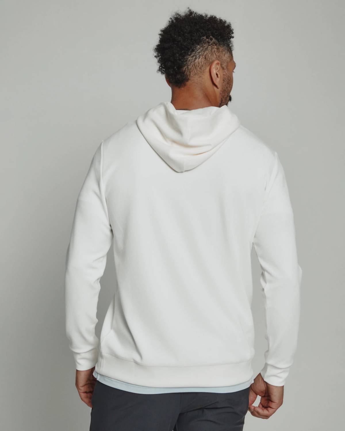 7Diamonds Rev Long Sleeves Hoodie in natural - men's shirt - alternate view
