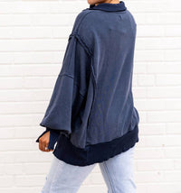 Free People - Camden Henley Sweatshirt