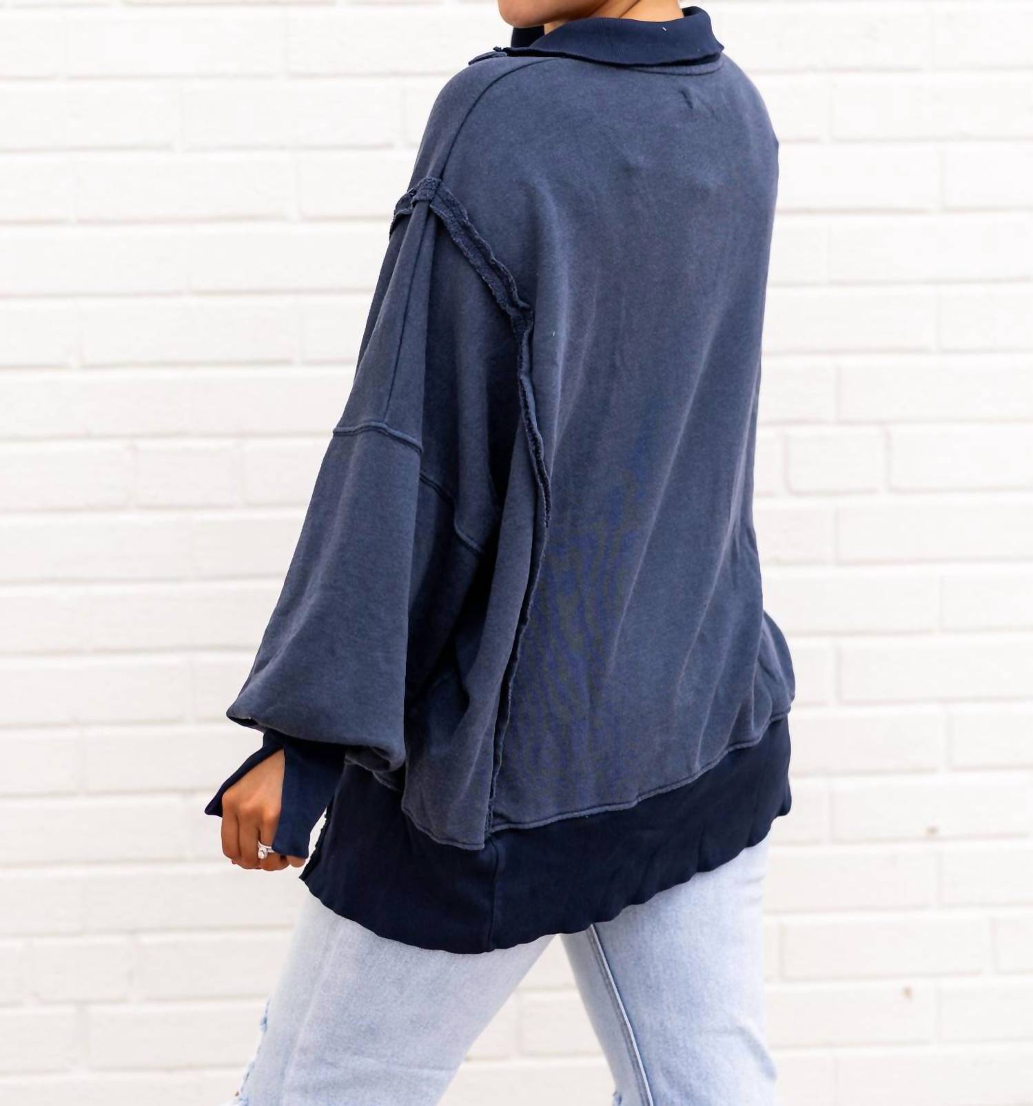 Free People - Camden Henley Sweatshirt