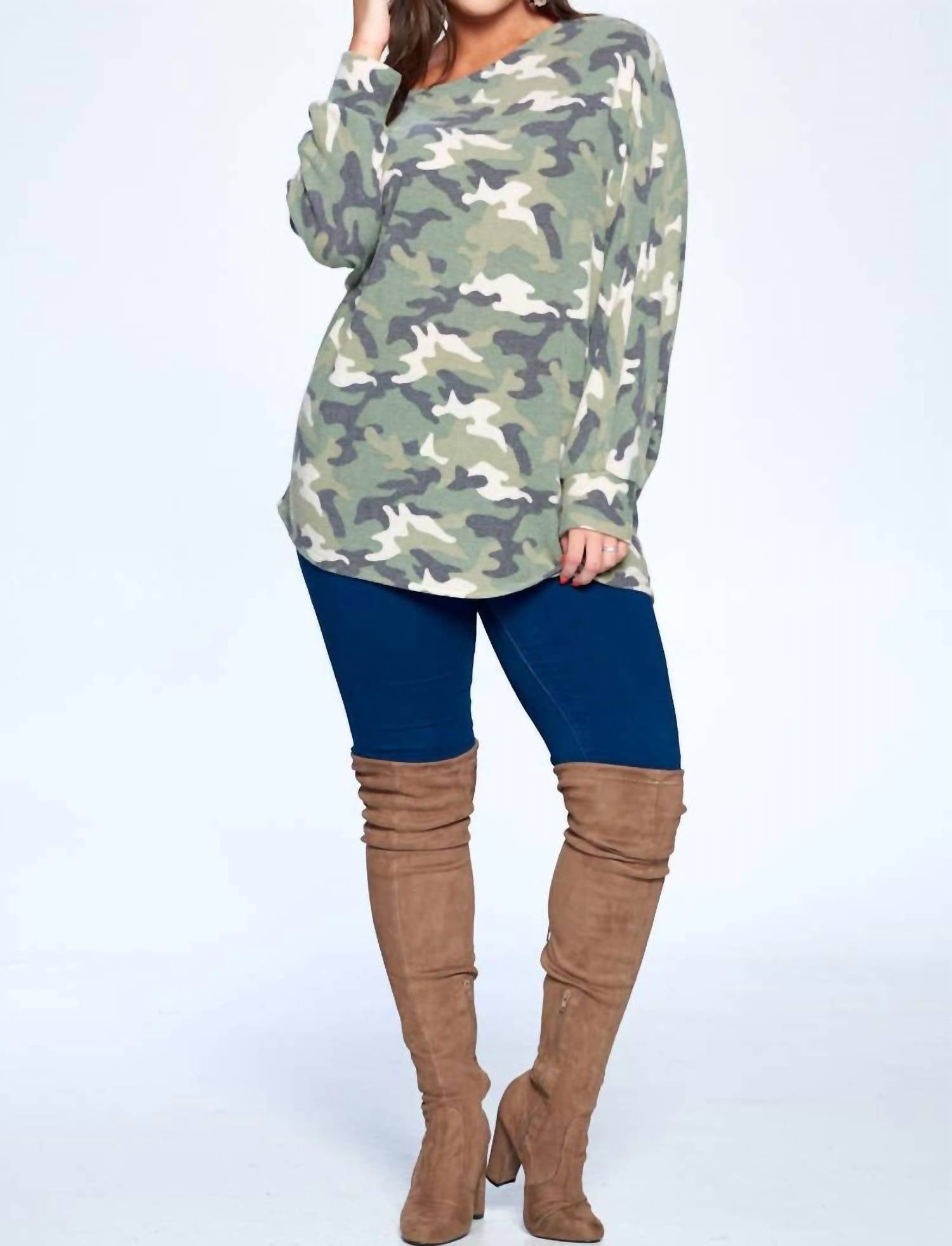 Emerald Collection - Slouchy One Shoulder Dolman Top